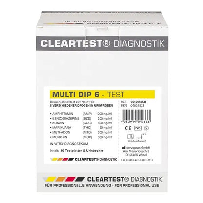 CLEARTEST Multi Dip 10 δοκιμαστικό πακέτο