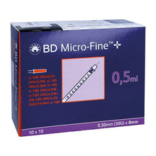 Σύριγγα ινσουλίνης Micro-Fine Plus | Συσκευασία (100 τεμάχια)