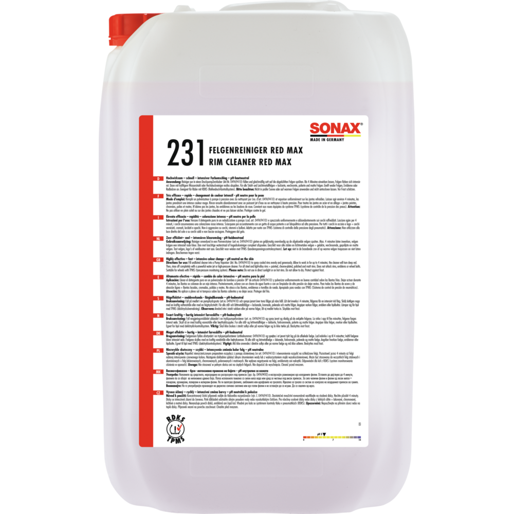 SONAX FelgenReiniger Red Max