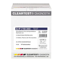 Cleartest CrP (10/30) Cut Off: 10mg/l Αναφορά: 30mg/l Συσκευασία: 10 τεστ | Πακέτο (10 τεστ)