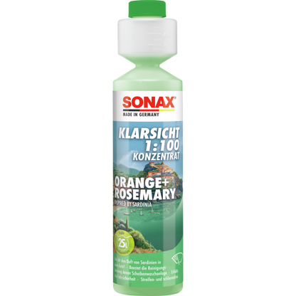 SONAX KlarSicht 1:100 Konzentrat Orange+Rosemary