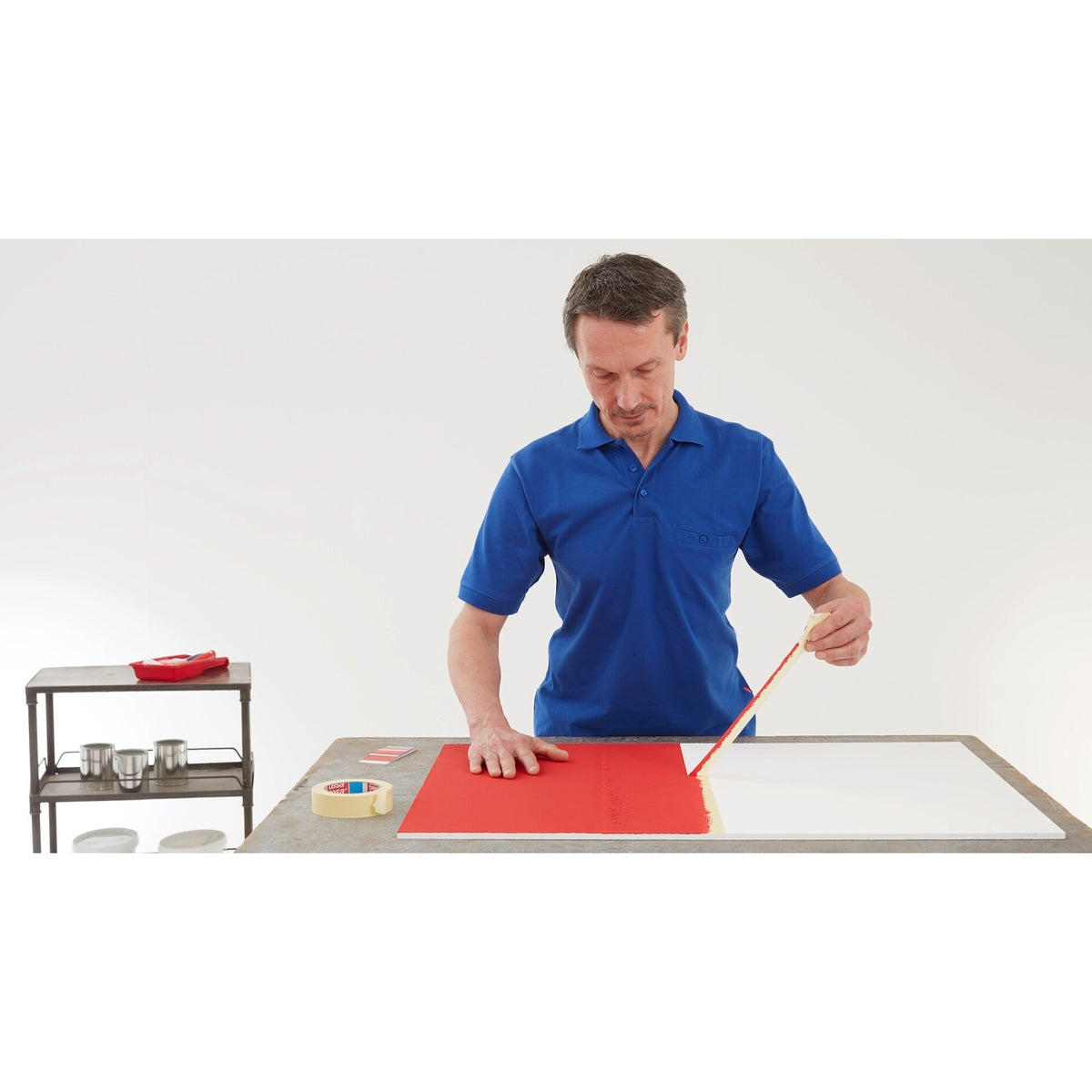 tesa Professional 4323 Abdeckband, hellbeige – Anwendung