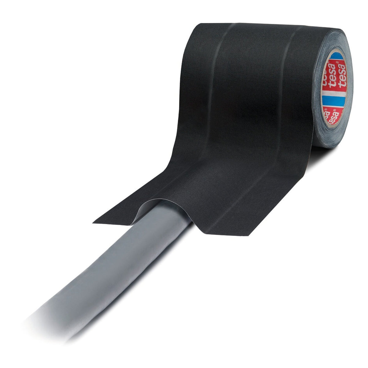 tesaband 4611, 25 m x 150 mm, schwarz-matt – Anwendung