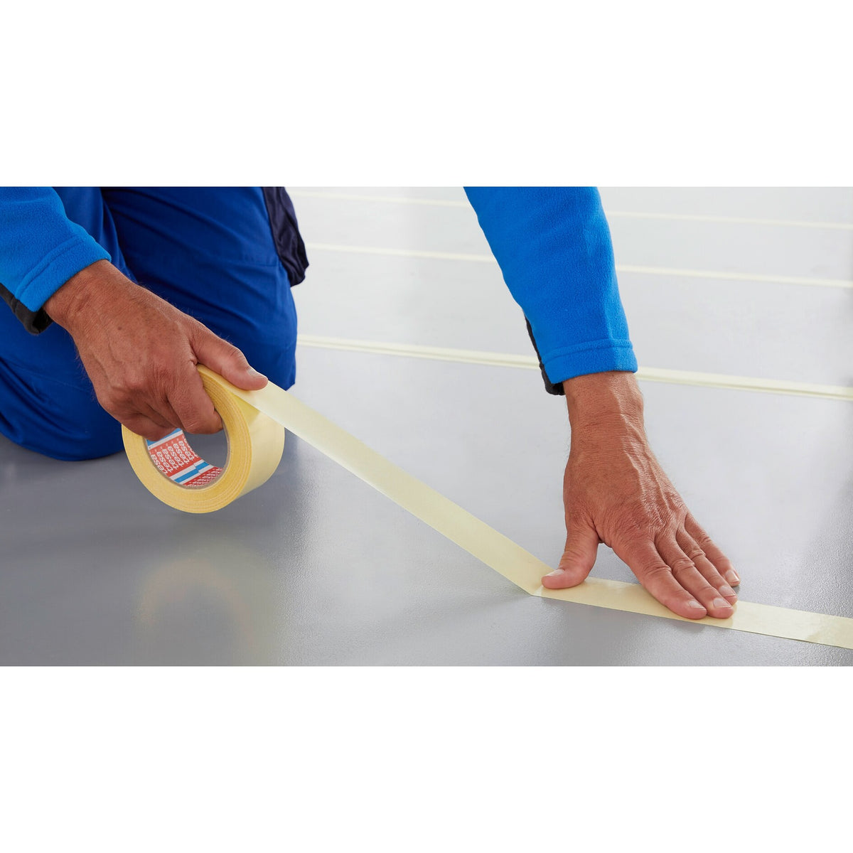 tesafix 4934 Gewebeklebeband, weiß – Anwendung
