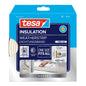 tesa INSULATION Dichtungsband Silikon One Size Fits All, 6 m x 9 mm weiß