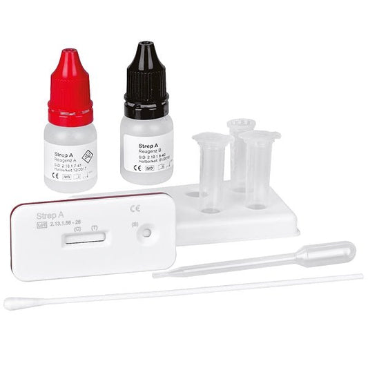 *Cleartest Strep-A Eco Pack: 20 Testkassetten, inkl. Zubehör (ohne Kontrolllösung