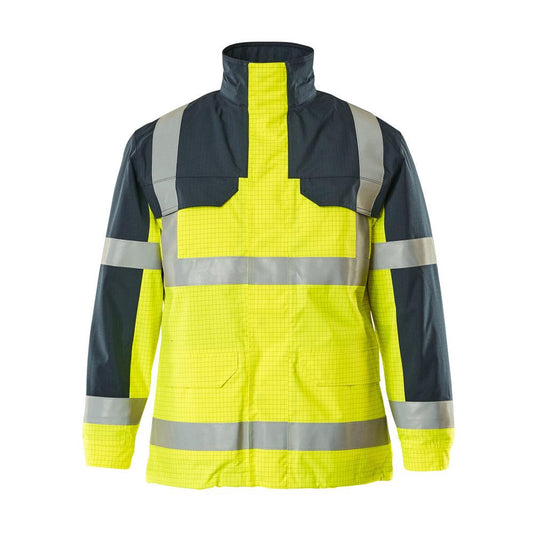MASCOT® Lungern Parka Multisafe, hi-vis κίτρινο/ναυτικό