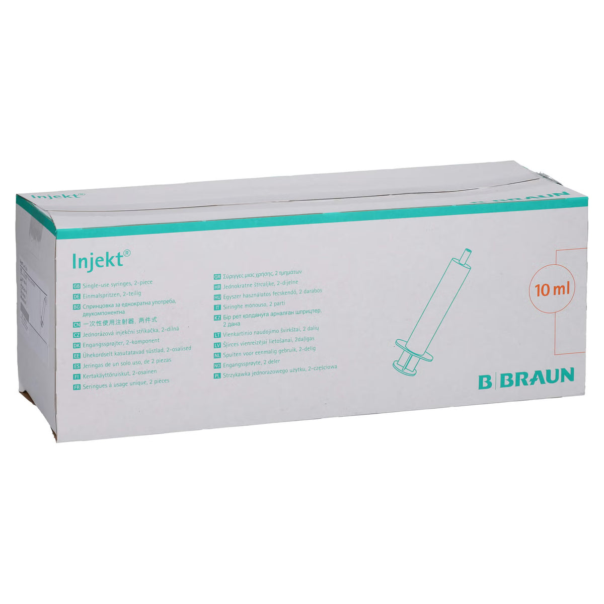 Σύριγγα Injekt Solo, 10ml Luer-σύνδεση, εκκεντρική | Συσκευασία (100 τεμάχια) 