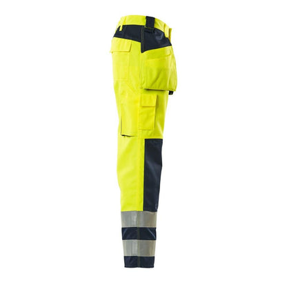 MASCOT® Almas craftsman παντελόνι, hi-vis κίτρινο/ναυτικό
