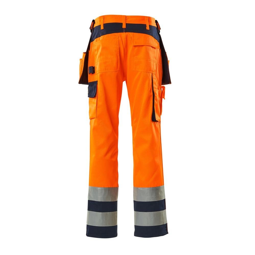 MASCOT® Almas craftsman παντελόνι, hi-vis πορτοκαλί/ναυτικό
