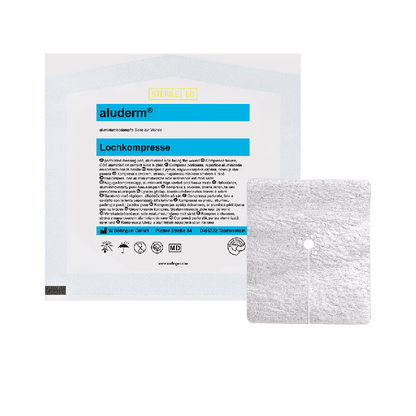 aluderm® Lochkompresse CH 32-50 8 x 9 cm