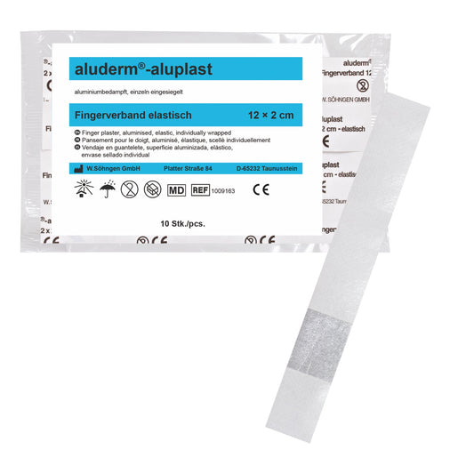 aluderm®-aluplast ελαστικός επίδεσμος για τα δάχτυλα 12 x 2 εκ. 10 τεμάχια