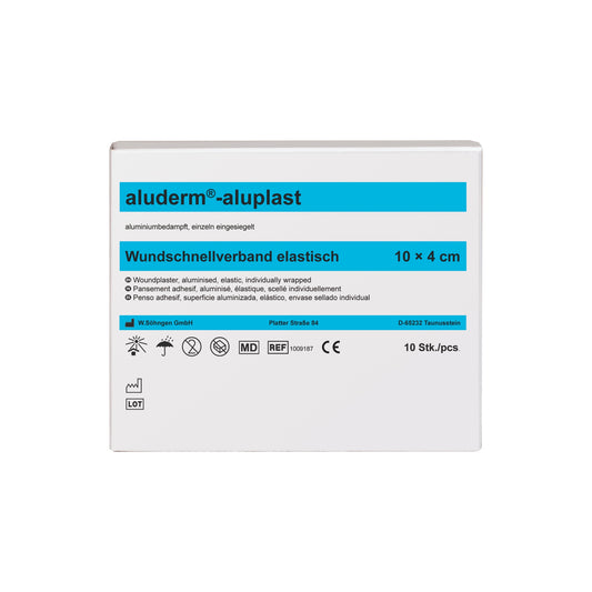 aluderm®-aluplast ελαστικό – σε τμήματα 1 m x 4 cm