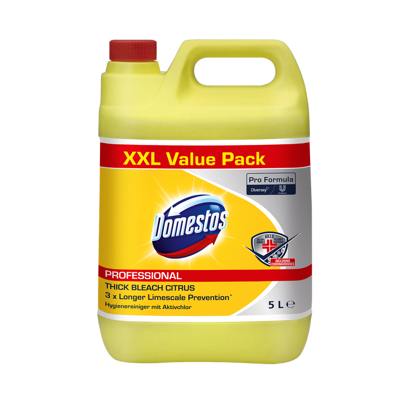 Domestos Pro Formula Citrus Fresh, καθαριστικό υγιεινής με φρεσκάδα εσπεριδοειδών