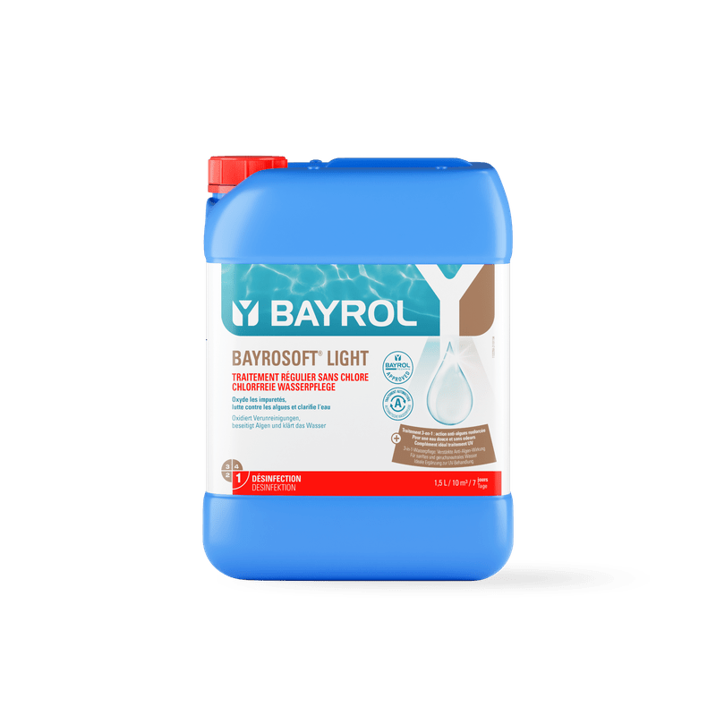 BAYROL Bayrosoft® Light 20 L με βάση το ενεργό οξυγόνο για την απολύμανση | Κανάτα (20 l) 