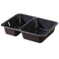 Το CPET μπολ 225x175x43 mm από την Duni GmbH με δύο ορθογώνια διαμερίσματα σε μαύρη πλαστική συσκευασία είναι ιδανικό για τρόφιμα, π.χ. έτοιμα γεύματα ή takeaway, και διατίθεται σε συσκευασία των 300 τεμαχίων.