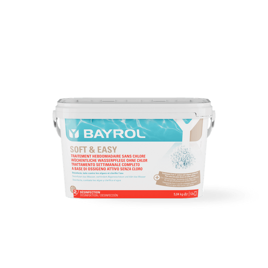 BAYROL Soft & Easy εναλλακτική λύση χωρίς χλώριο για την περιποίηση του νερού