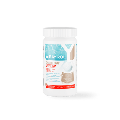 BAYROL Chlorilong® POWER 5 Ταμπλέτες χλωρίου 5 λειτουργιών αργής διάλυσης