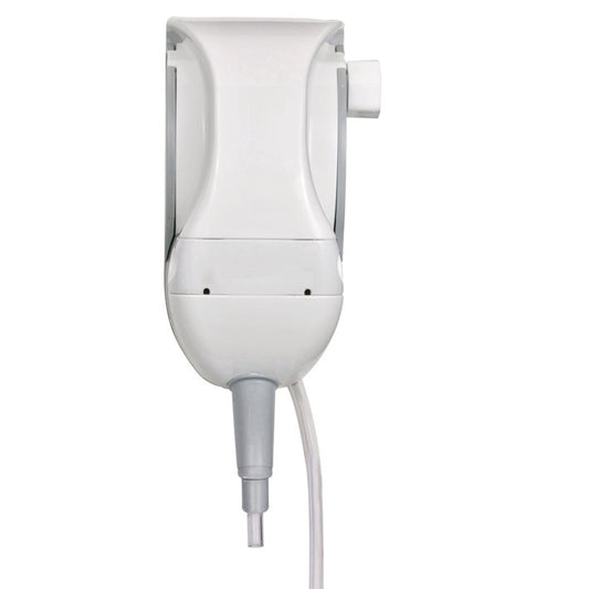 Die QFM Dosierstation von Diversey Deutschland GmbH & Co. OHG ist ein wandmontiertes Spendersystem zum präzisen Mischen von Reinigungs- und Desinfektionsmittellösungen - ideal für die genaue Dosierung, geliefert als Einzelgerät.