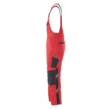 MASCOT® Leipzig dungarees, κόκκινο/μαύρο