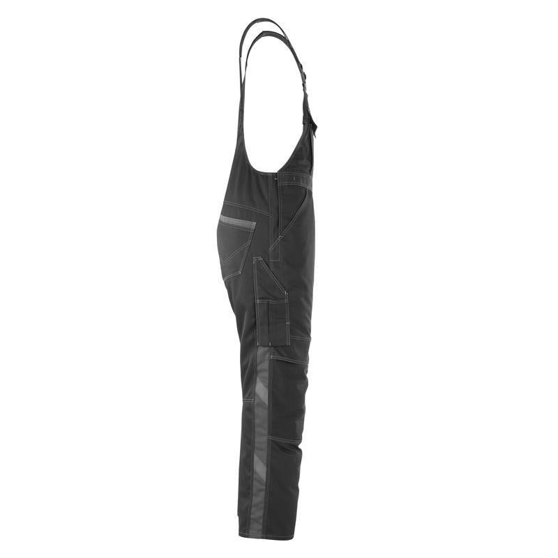 MASCOT® Leipzig dungarees, μαύρο/σκούρο ανθρακί