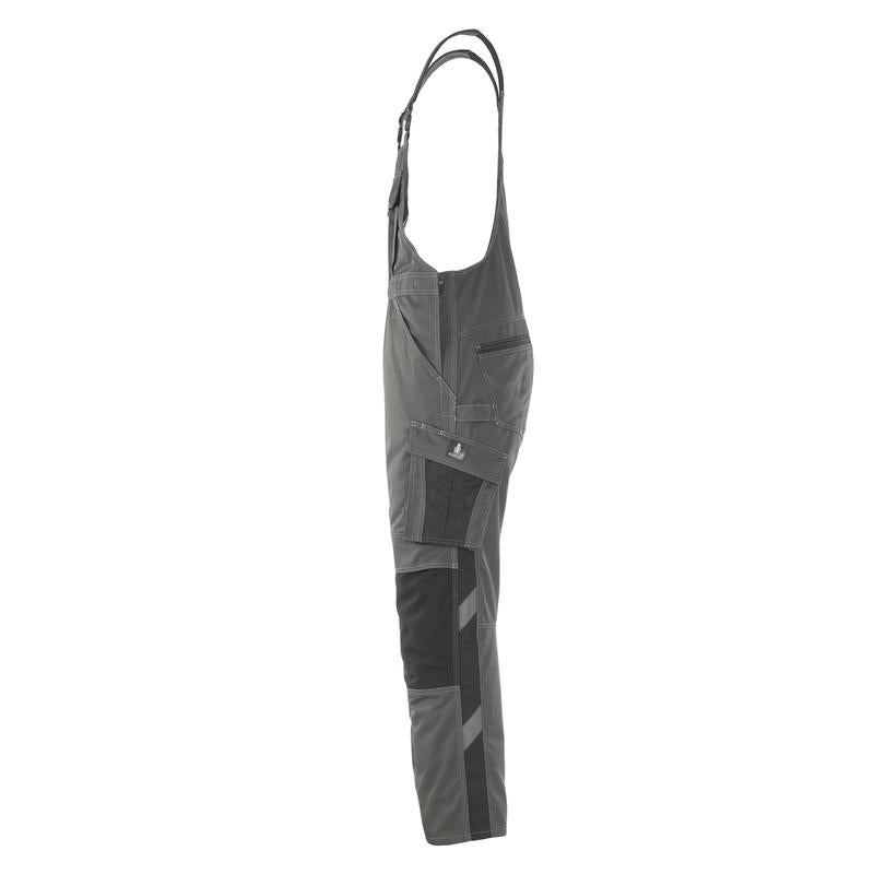 MASCOT® Leipzig dungarees, σκούρο ανθρακί/μαύρο