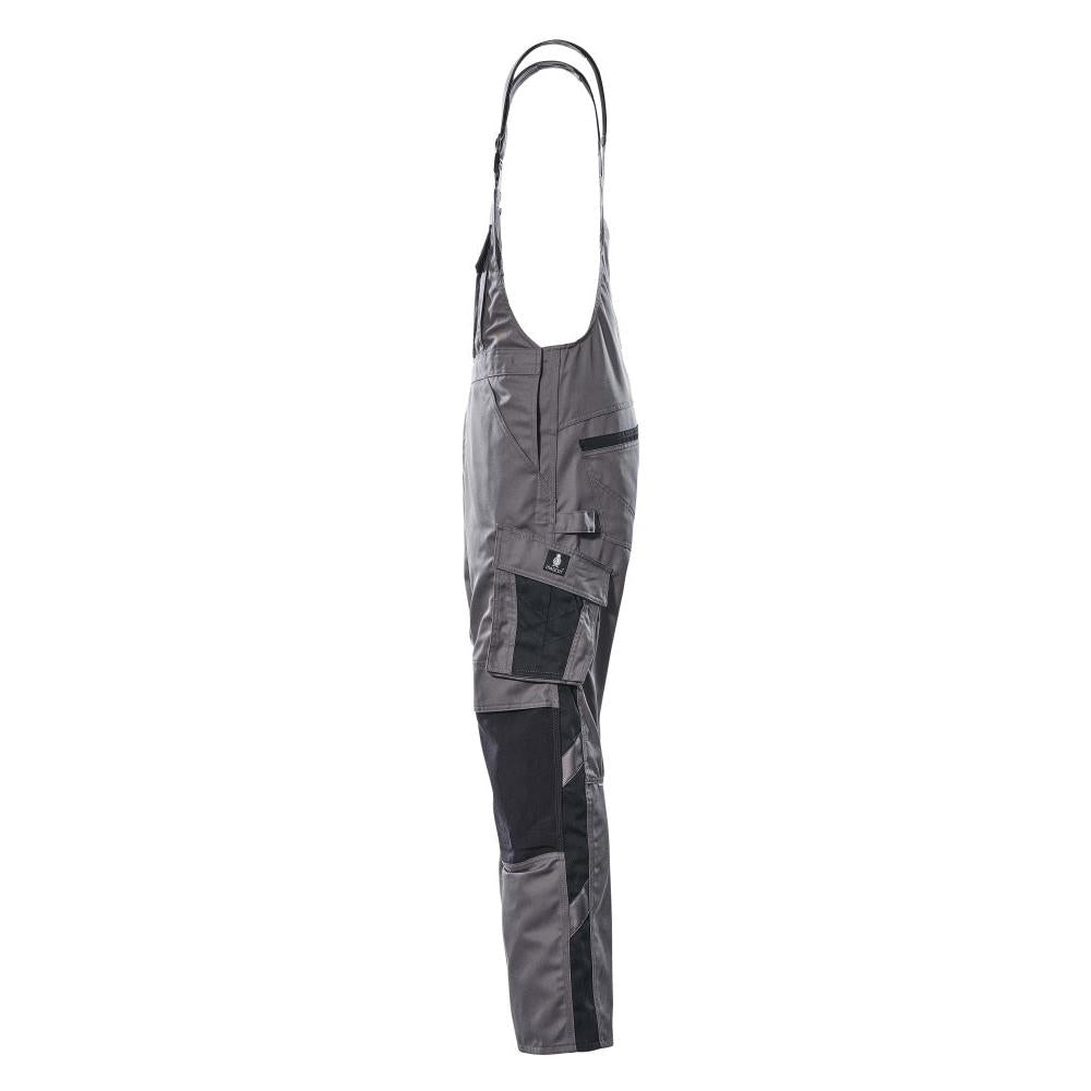 MASCOT® Augsburg dungarees, ανθρακί/μαύρο