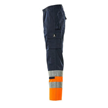 Παντελόνι MASCOT® Patos, navy/hi-vis πορτοκαλί