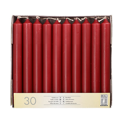 Τα Starpak 30 κεριά τραπεζιού Ø 2,1 cm · 19,6 cm παραδίδονται σε ένα χαρτόκουτο με κίτρινη ετικέτα Starpak και σήμα ποιότητας RAL - τέλεια για τη γιορτινή διακόσμηση τραπεζιού.