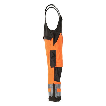 MASCOT® Newcastle dungarees, hi-vis πορτοκαλί/σκούρο ανθρακί