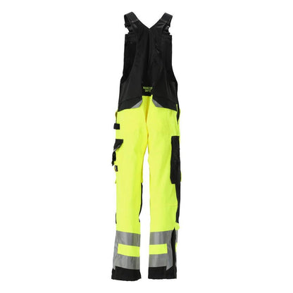 MASCOT® Newcastle dungarees, κίτρινο/μαύρο υψηλής ποιότητας