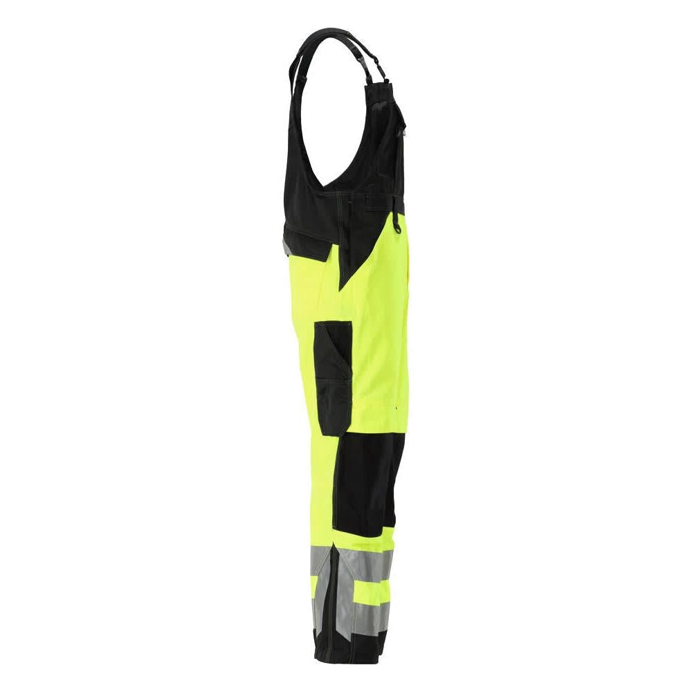 MASCOT® Newcastle dungarees, κίτρινο/μαύρο υψηλής ποιότητας