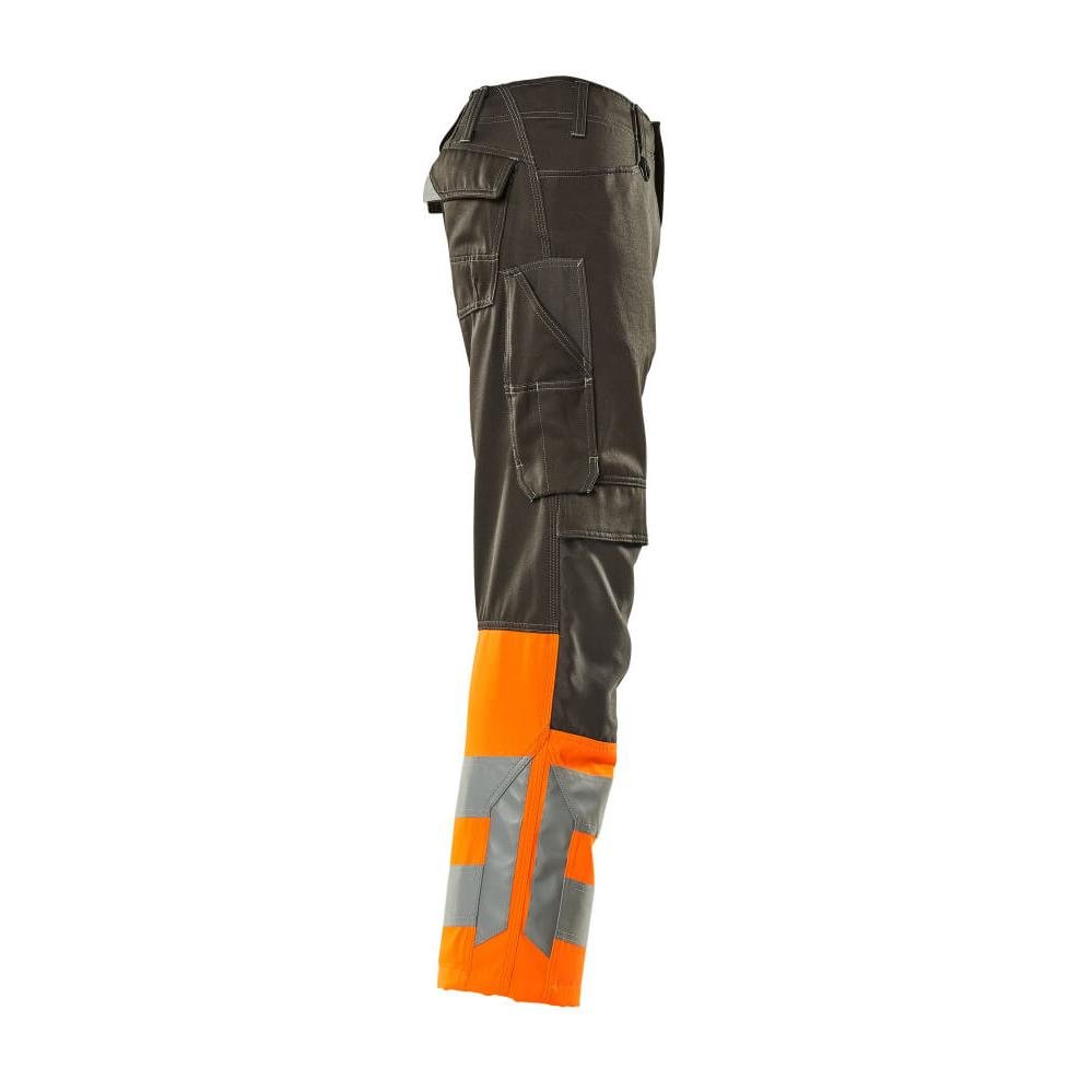 Παντελόνι MASCOT® Leeds, σκούρο ανθρακί/hi-vis πορτοκαλί