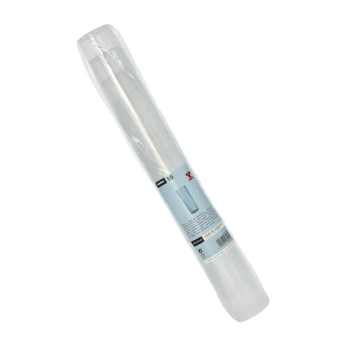 Ένας ρολός διάφανων σακουλών σε διαφανή συσκευασία με λευκό-μπλε ετικέτα Starpak - τέλειο για την φιλική προς το περιβάλλον αποθήκευση μαζί με τα Starpak 10 επαναχρησιμοποιήσιμα ποτήρια για longdrinks.