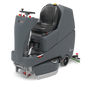 Numatic tride-on scrubber dryer TRL720/250T συμπεριλ. φορτιστής και βούρτσες TenTec κόκκινα | Συσκευασία (1 τεμάχιο)
