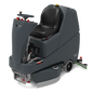 Numatic tride-on scrubber dryer TVL850/200T incl. φορτιστής και βούρτσες TenTec κόκκινα | Συσκευασία (1 τεμάχιο)
