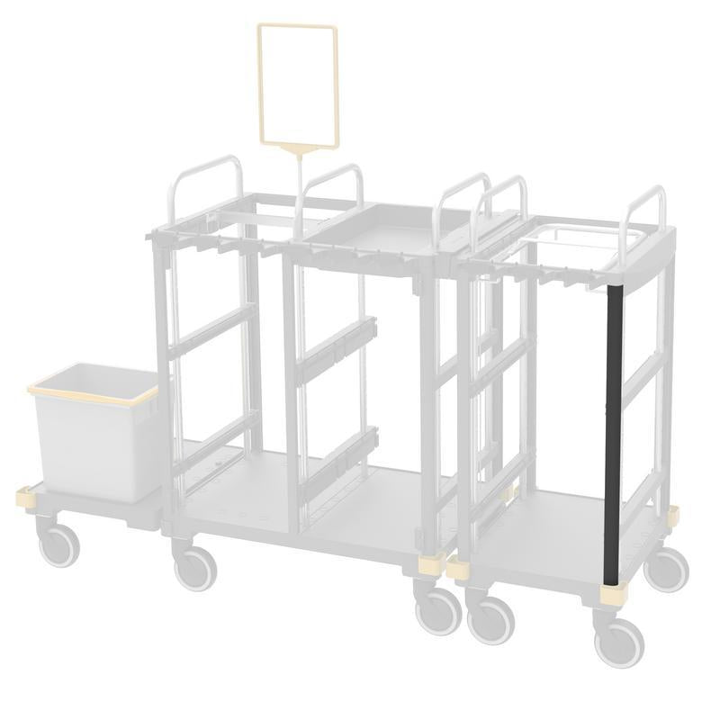 Γωνιακή λωρίδα προφίλ VERMOP, ανθρακί 735 mm, 74 x 4 x 2 cm