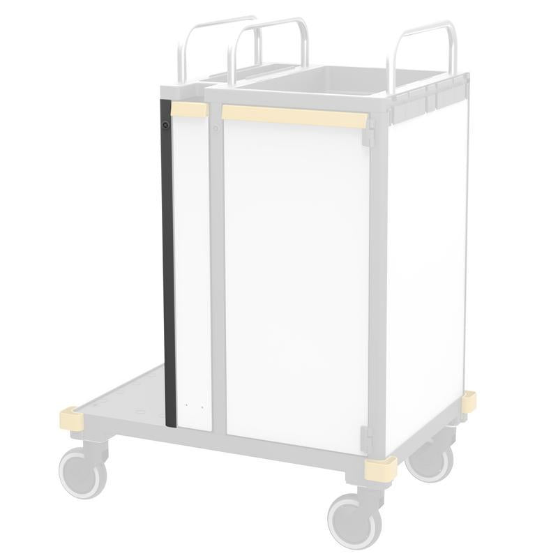 Γωνιακή λωρίδα προφίλ VERMOP με κλειδαριά αριστερά, 74 x 4 x 2 cm