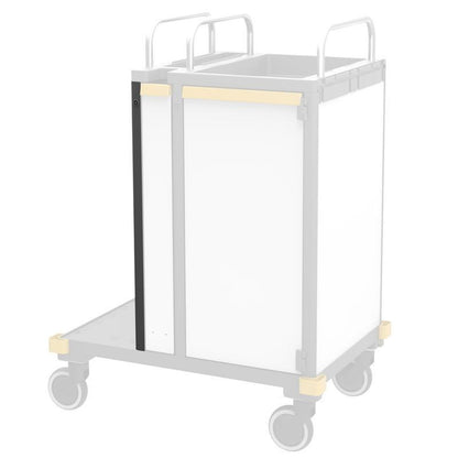 Γωνιακή λωρίδα προφίλ VERMOP με κλειδαριά αριστερά, 74 x 4 x 2 cm