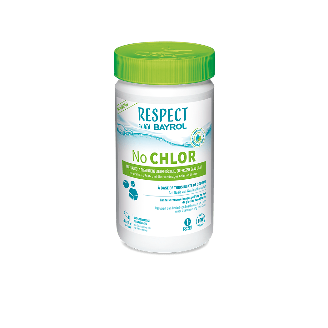 BAYROL No CHLOR Αποτελεσματική εξουδετέρωση απολυμαντικών | Δοχείο (1 τεμάχιο) 
