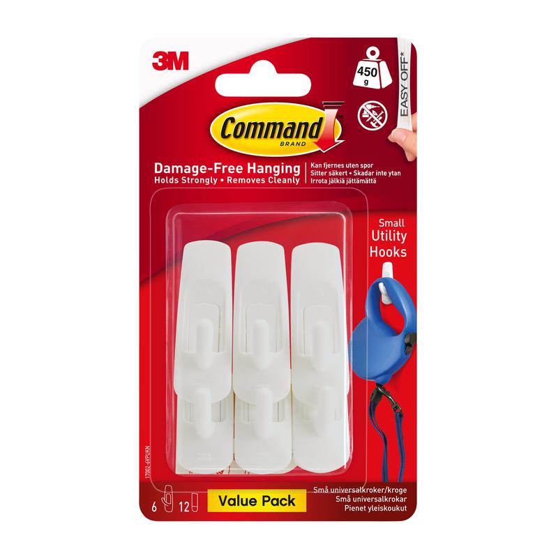 Command™ Small Universal Hook Value Pack, 17002-6 | Τσάντα (1 τεμάχιο)
