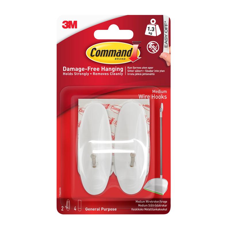 3M™ Command™ Medium Hooks - Αποθήκευση και οργάνωση