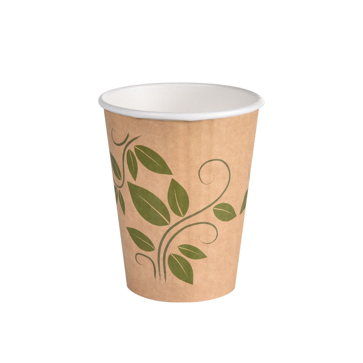 Ένα διαφανές Deli-Schale Crystal Double Wall Thermobecher της Duni GmbH απεικονίζεται μπροστά σε ένα λευκό φόντο. Η διπλή μόνωση κρατά τα ποτά ζεστά ή κρύα για μεγάλο χρονικό διάστημα.