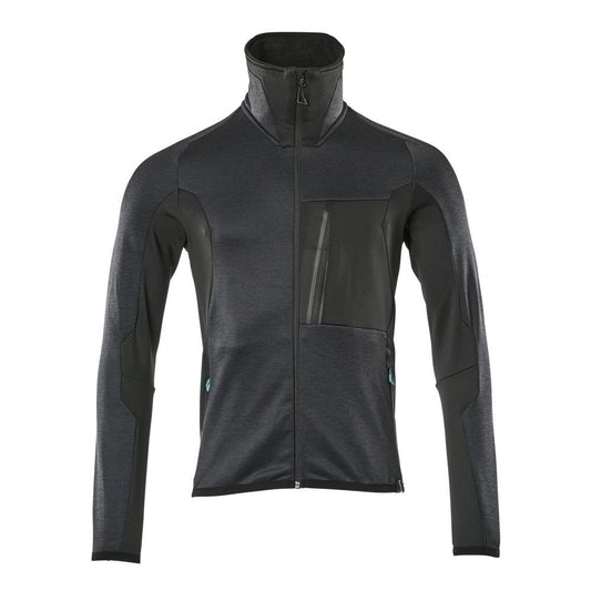 Πουλόβερ φλις με μπουφάν microfleece με φερμουάρ