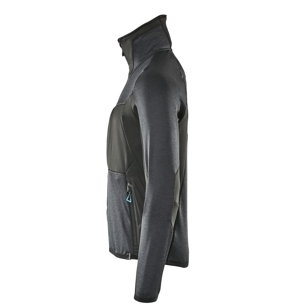 Πουλόβερ φλις με μπουφάν microfleece με φερμουάρ