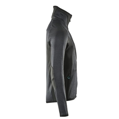 Πουλόβερ φλις με μπουφάν microfleece με φερμουάρ