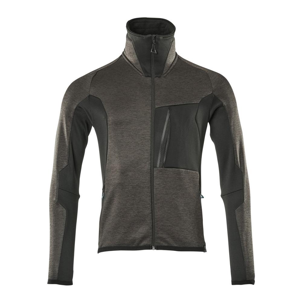 Πουλόβερ φλις με μπουφάν microfleece με φερμουάρ