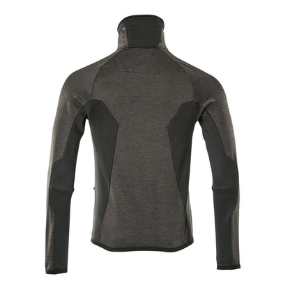 Πουλόβερ φλις με μπουφάν microfleece με φερμουάρ