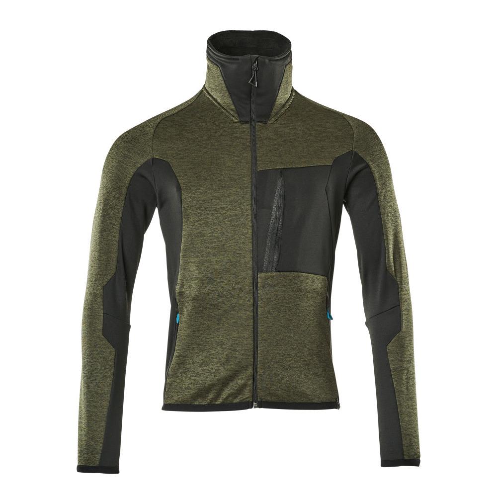 Πουλόβερ φλις με μπουφάν microfleece με φερμουάρ