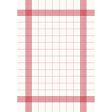 Η πετσέτα τραπεζιού Duni GmbH 38x54 cm, κόκκινη, έχει λευκό φόντο με κόκκινο καρό πλέγμα και διπλά περιθώρια - ιδανική για εορταστικές περιστάσεις. Κατασκευασμένη από υψηλής ποιότητας βαμβάκι, διαθέσιμη σε συσκευασίες των 250 τεμαχίων.